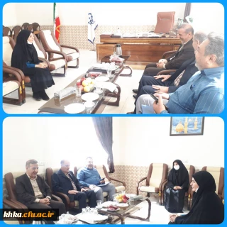 بازدید مدیریت محترم امورپردیس های استان خوزستان، جناب آقای  دکتر صالحی، از مرکز آموزش عالی حضرت خدیجه کبری(س) دزفول
