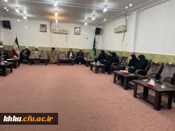 حضور رئیس مرکز و دوتن از دانشجو معلمان در نشست صمیمانه با امام جمعه محترم شهرستان دزفول 2