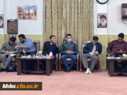 حضور رئیس مرکز و دوتن از دانشجو معلمان در نشست صمیمانه با امام جمعه محترم شهرستان دزفول 3