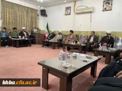 حضور رئیس مرکز و دوتن از دانشجو معلمان در نشست صمیمانه با امام جمعه محترم شهرستان دزفول 5