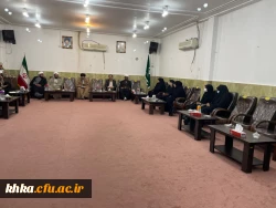 حضور رئیس مرکز و دوتن از دانشجو معلمان در نشست صمیمانه با امام جمعه محترم شهرستان دزفول 6