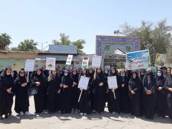 حضور در راهپیمایی روز جهانی قدس1402 3