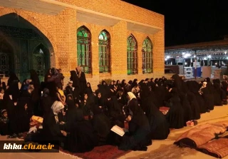 حضور در مراسم احیای گلزار شهدای شهید آباد