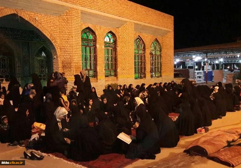 حضور در مراسم احیای گلزار شهدای شهید آباد 2