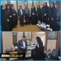 دیدار رئیس مرکز آموزش عالی حضرت خدیجه کبری(س) و معاون محترم مدیر کل و مدیر اداره آموزش و پرورش شهرستان دزفول به مناسبت گرامیداشت مقام شامخ معلم 2