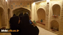 بازدید دانشجومعلمان مرکز خدیجه کبری (س)  از قُمِش سر به طاق آقامیر به مناسبت گرامیداشت هفتۀ سراهای دانشجویی 3