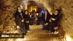 بازدید دانشجومعلمان مرکز خدیجه کبری (س)  از قُمِش سر به طاق آقامیر به مناسبت گرامیداشت هفتۀ سراهای دانشجویی 8