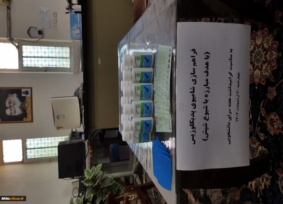 بازدید کارشناس مرکز بهداشت در راستای پیشگیری از شیوع پدیکلوزیس 5