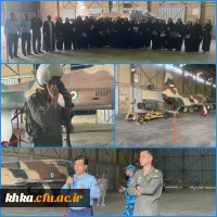 بازدید دانشجویان از پایگاه چهارم شکاری وحدتی 2