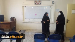 بازدید کارشناس معاونت بهداشت از مرکز خدیجه کبری (س) دزفول  2