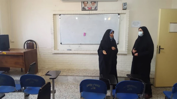 بازدید کارشناس معاونت بهداشت از مرکز خدیجه کبری (س) دزفول  2