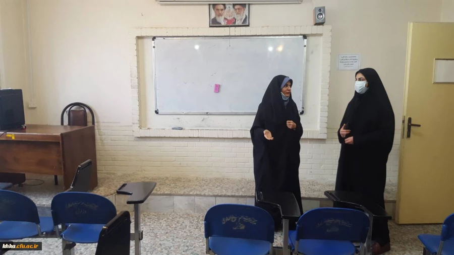 بازدید کارشناس معاونت بهداشت از مرکز خدیجه کبری (س) دزفول  2