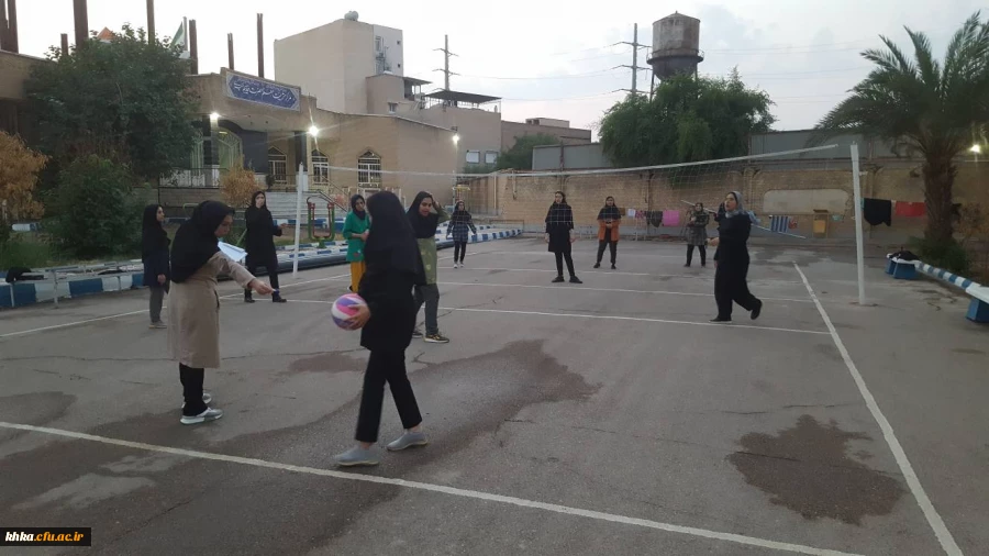 برگزاری مسابقه والیبال بین دانشجومعلمان مکز خدیجه کبری (س) دزفول 2