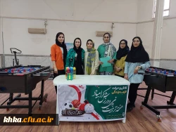 برگزاری مسابقه ورزشی بدمینتون و فوتبال دستی بین دانشجویان 7