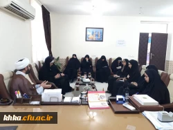 حضور مسئول امور فرهنگی اجتماعی مدیریت پردیس های استان خوزستان در مرکز حضرت خدیجه کبری(س)دزفول 2