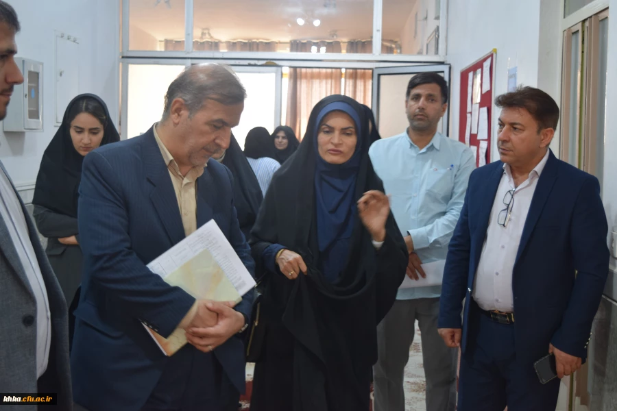 بازدید جناب دکتر صالحی رئیس محترم مدیریت امور پردیس های دانشگاه فرهنگیان استان و هیأت همراه از مرکز آموزش عالی خدیجه کبری (س) دزفول و برگزاری نشست صمیمی با دانشجومعلمان این مرکز
 4