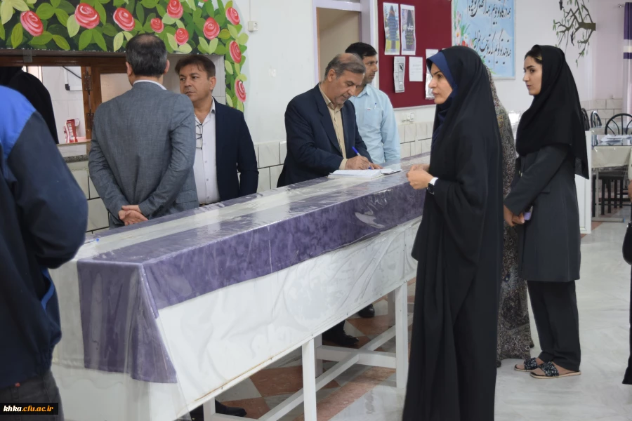 بازدید جناب دکتر صالحی رئیس محترم مدیریت امور پردیس های دانشگاه فرهنگیان استان و هیأت همراه از مرکز آموزش عالی خدیجه کبری (س) دزفول و برگزاری نشست صمیمی با دانشجومعلمان این مرکز
 5