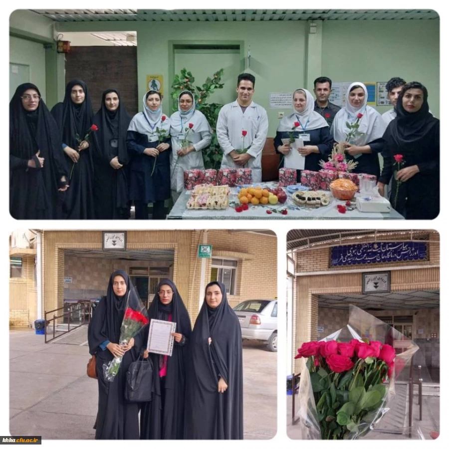 حضور در بیمارستان نبوی به مناسبت روز پرستار 2
