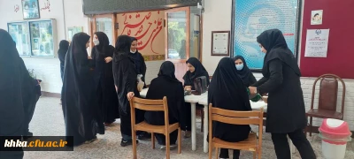 اجرای طرح غربالگری فشارخون و قند خون (جلسه دوم)