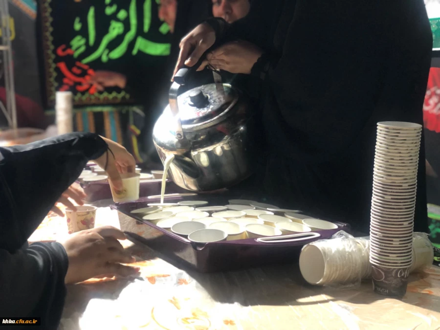 برپایی موکب به مناسبت شهادت حضرت فاطمه 2