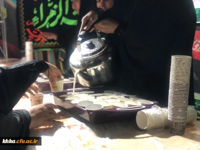 برپایی موکب به مناسبت شهادت حضرت فاطمه