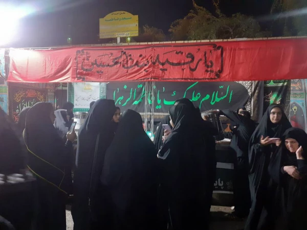 برپایی موکب به مناسبت شهادت حضرت فاطمه 9