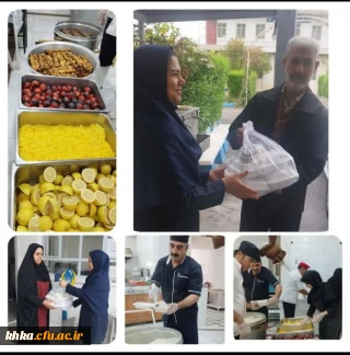 برپایی سفره ضیافت به مناسبت میلاد با سعادت حضرت علی(ع)