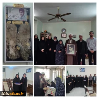 دیدار با خانواده شهدا و تجدید میثاق با آرمان های آنان در مرکز آموزش عالی حضرت خدیجه کبری(س):