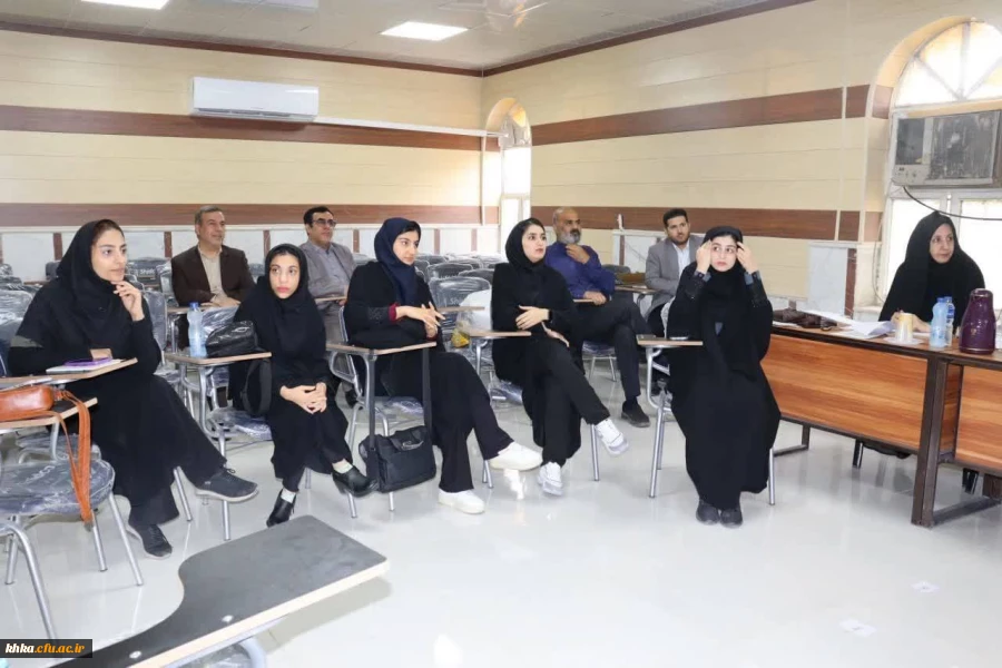 حضور پر افتخار دانشجو معلمان مرکز آموزش عالی حضرت خدیجه کبری(س) دزفول در مرحله استانی یازدهمین جشنواره تدریس برتر  4