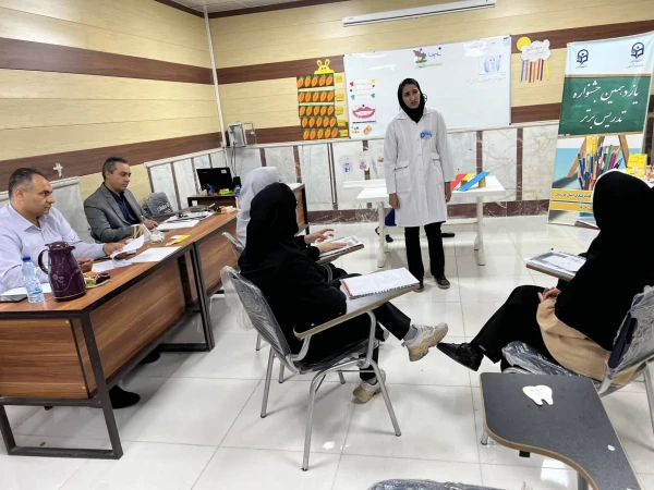 حضور پر افتخار دانشجو معلمان مرکز آموزش عالی حضرت خدیجه کبری(س) دزفول در مرحله استانی یازدهمین جشنواره تدریس برتر  7