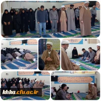 برگزاری نماز جماعت به امامت حجت الاسلام و المسلمین حاج آقا بهرام پور، امام جمعه شهرستان دزفول 2