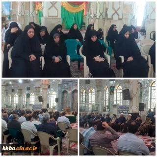 حضور در مراسم شهادت حضرت آیت الله رئیسی در حرم مطهر سبزقبا