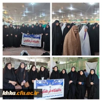 حضور کارکنان و دانشجومعلمان مرکز آموزش عالی حضرت خدیجه کبری (س) دزفول در اقامه نماز عبادی - سیاسی جمعه  2