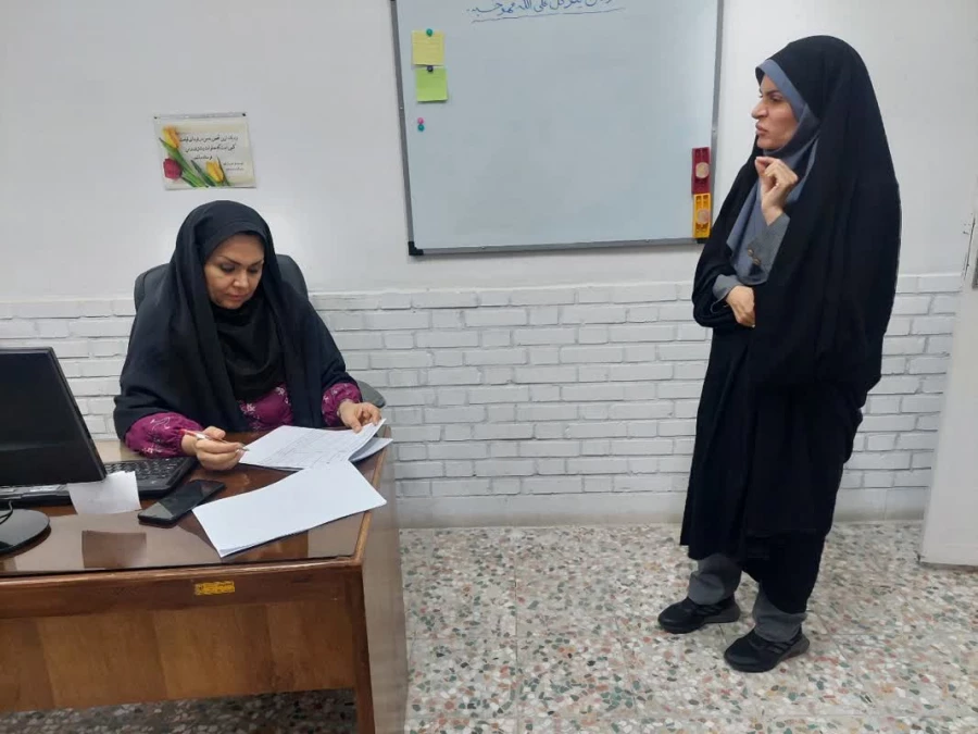 بازدید ادواری روسای ادارت مدیریت امور پردیس های استان از مرکز خدیجه کبری (س) دزفول 6