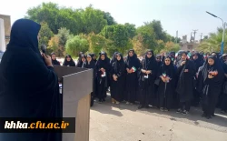 تجمع دانشجومعلمان مرکز خدیجه کبری (س) دزفول در سوگ شهادت سید حسن نصرالله 3