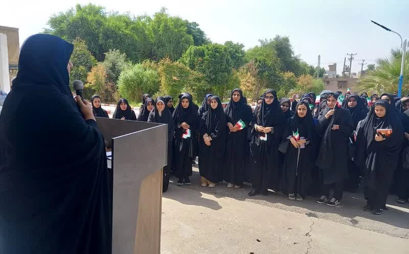 تجمع دانشجومعلمان مرکز خدیجه کبری (س) دزفول در سوگ شهادت سید حسن نصرالله 3