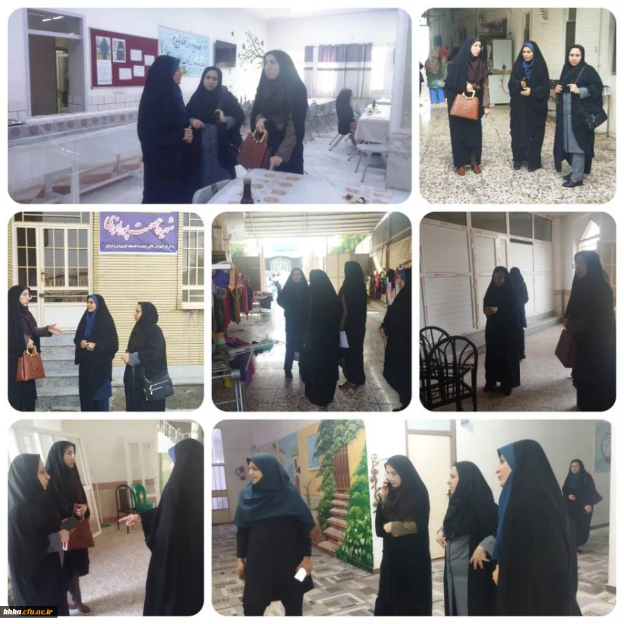 
 بازدید سرکار خانم دکتر جان بزرگی رئیس محترم پردیس حضرت فاطمه زهرا (س) از ساختمان سرای دانشجویی  2