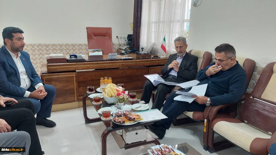 بازدید بازرسان وزارت علوم و فناوری  دانشگاه شهید چمران و مسئول نظارت و ارزیابی  مدیریت استان مرکز آموزش عالی حضرت خدیجه کبری (س) دزفول.  2