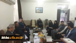 بازدید بازرسان وزارت علوم و فناوری  دانشگاه شهید چمران و مسئول نظارت و ارزیابی  مدیریت استان مرکز آموزش عالی حضرت خدیجه کبری (س) دزفول.  3