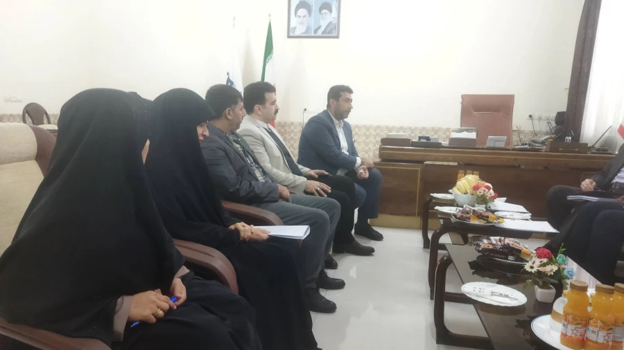 بازدید بازرسان وزارت علوم و فناوری  دانشگاه شهید چمران و مسئول نظارت و ارزیابی  مدیریت استان مرکز آموزش عالی حضرت خدیجه کبری (س) دزفول.  5