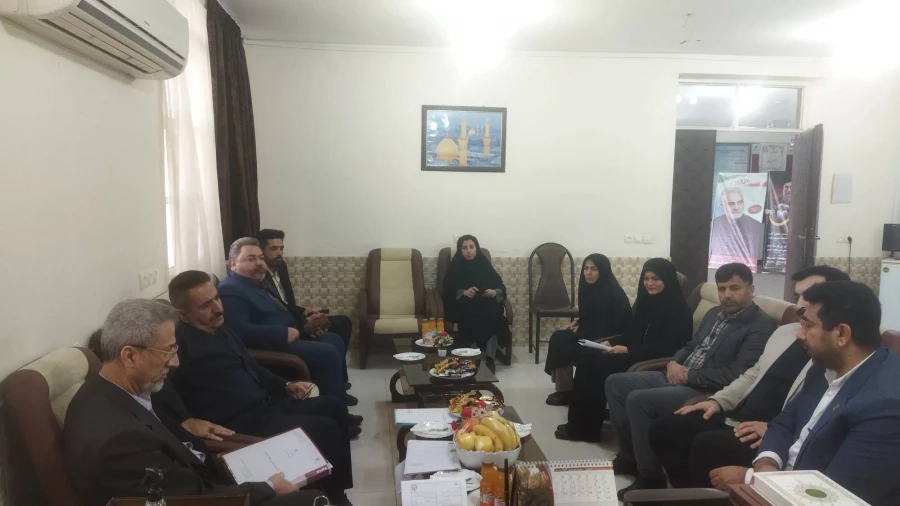 بازدید بازرسان وزارت علوم و فناوری  دانشگاه شهید چمران و مسئول نظارت و ارزیابی  مدیریت استان مرکز آموزش عالی حضرت خدیجه کبری (س) دزفول.  6