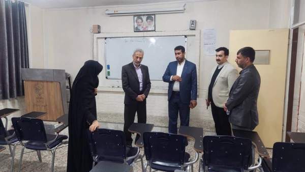 بازدید بازرسان وزارت علوم و فناوری  دانشگاه شهید چمران و مسئول نظارت و ارزیابی  مدیریت استان مرکز آموزش عالی حضرت خدیجه کبری (س) دزفول.  2