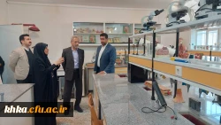 بازدید بازرسان وزارت علوم و فناوری  دانشگاه شهید چمران و مسئول نظارت و ارزیابی  مدیریت استان مرکز آموزش عالی حضرت خدیجه کبری (س) دزفول.  3