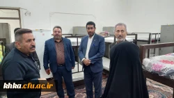 بازدید بازرسان وزارت علوم و فناوری  دانشگاه شهید چمران و مسئول نظارت و ارزیابی  مدیریت استان مرکز آموزش عالی حضرت خدیجه کبری (س) دزفول.  7