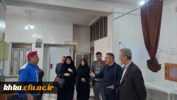 بازدید بازرسان وزارت علوم و فناوری  دانشگاه شهید چمران و مسئول نظارت و ارزیابی  مدیریت استان مرکز آموزش عالی حضرت خدیجه کبری (س) دزفول.  9