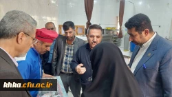 بازدید بازرسان وزارت علوم و فناوری  دانشگاه شهید چمران و مسئول نظارت و ارزیابی  مدیریت استان مرکز آموزش عالی حضرت خدیجه کبری (س) دزفول.  11