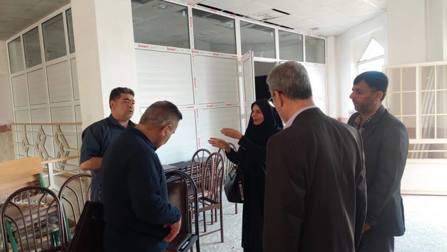 بازدید بازرسان وزارت علوم و فناوری  دانشگاه شهید چمران و مسئول نظارت و ارزیابی  مدیریت استان مرکز آموزش عالی حضرت خدیجه کبری (س) دزفول.  12