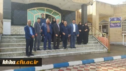 بازدید بازرسان وزارت علوم و فناوری  دانشگاه شهید چمران و مسئول نظارت و ارزیابی  مدیریت استان مرکز آموزش عالی حضرت خدیجه کبری (س) دزفول.  15