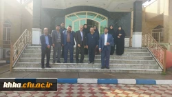 بازدید بازرسان وزارت علوم و فناوری  دانشگاه شهید چمران و مسئول نظارت و ارزیابی  مدیریت استان مرکز آموزش عالی حضرت خدیجه کبری (س) دزفول.  16