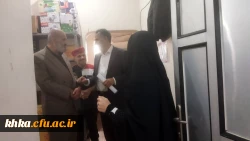 بازدید ناظر سازمان مرکزی و کارشناس مسئول امور دانشجویی مدیریت امور پردیس های دانشگاه فرهنگیان استان از مرکز آموزش عالی حضرت خدیجه کبری(س) دزفول 4